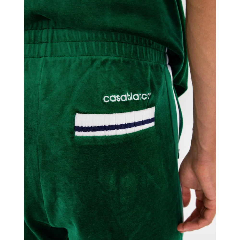 Casablanca Velours Shorts voor heren Green Heren