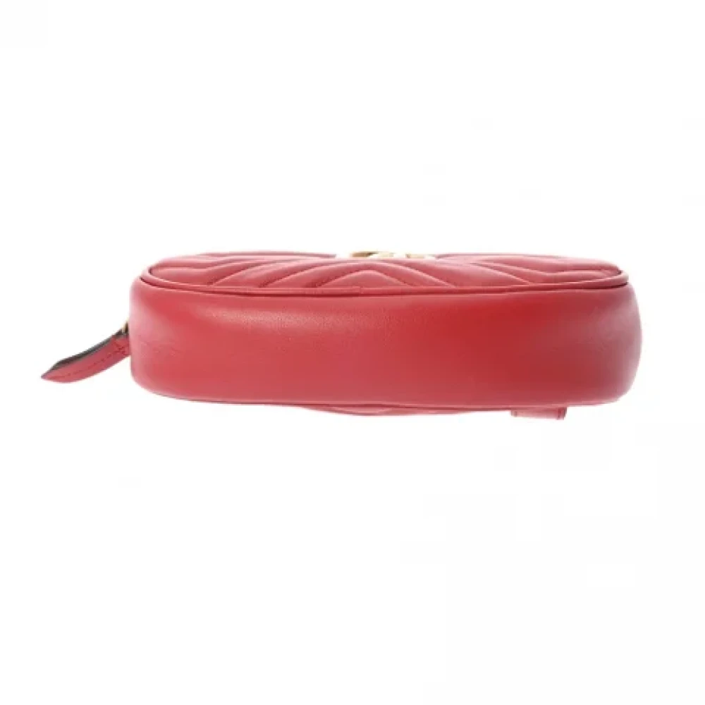 Gucci Vintage Pre-owned Fabric belts Red Dames
