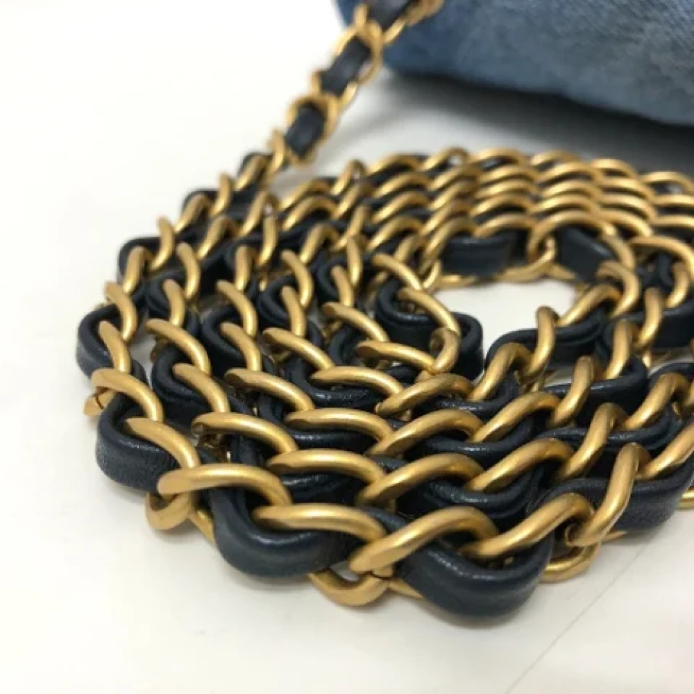 Chanel Vintage Pre-owned Denim chanel-bags Blue Dames