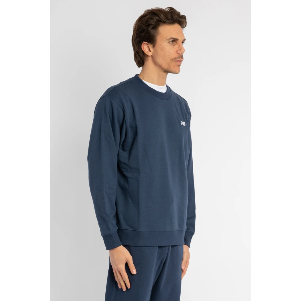 New Balance Sweatshirts Blue Heren