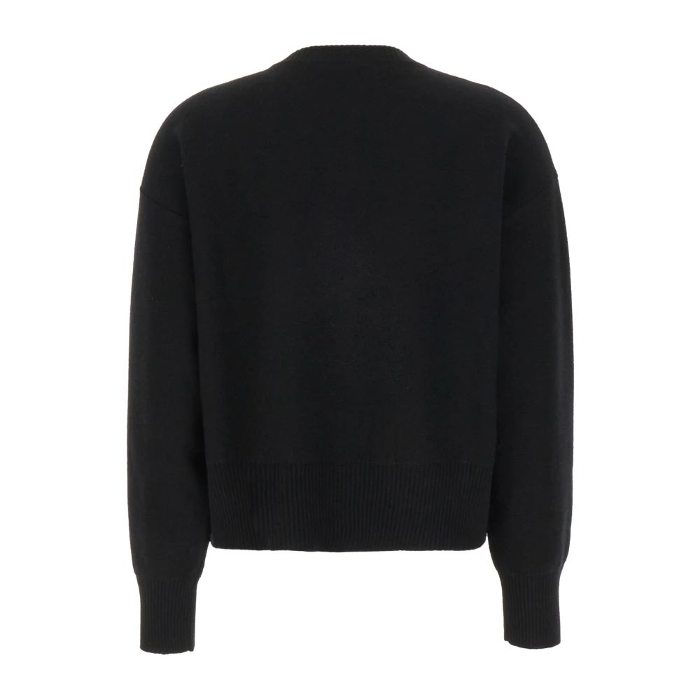 Versace Round-neck Knitwear Black Dames