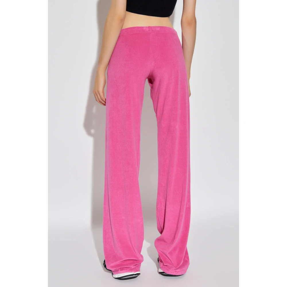 Balenciaga Vintage Effect Broek Pink Dames