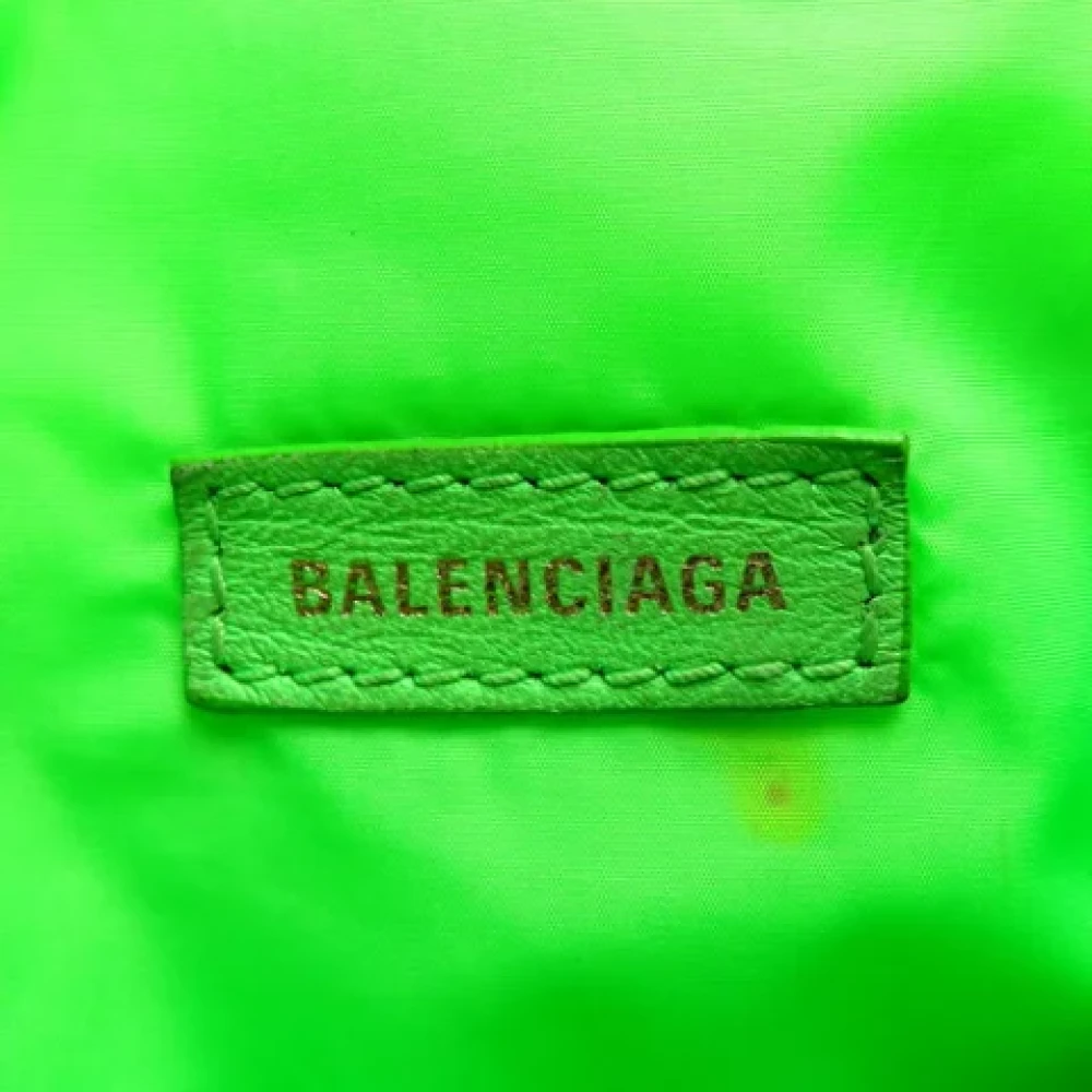 Balenciaga Vintage Pre-owned Canvas crossbody-bags Green Heren