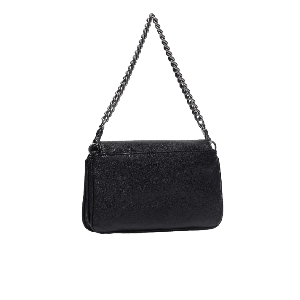 Liu Jo Zwarte Crossbody Tas met Kettinghengsel Black Dames