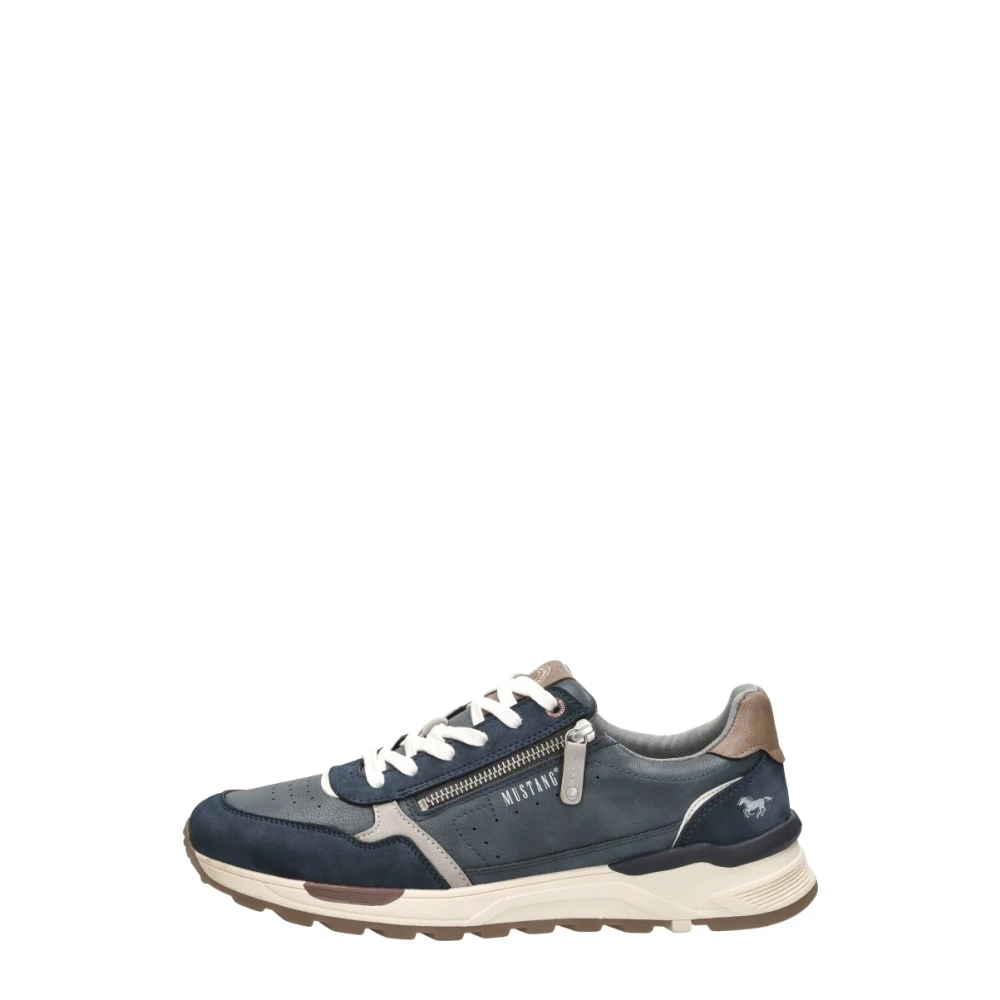 Mustang Sneakers Laag Heren Schoenen Blauw