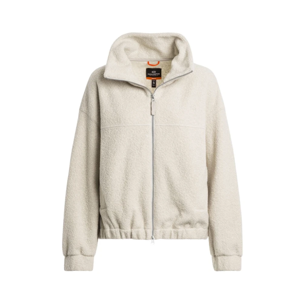 Parajumpers Women's Gray Zip-Throughs, S, Minori - Full-Zip Sweat