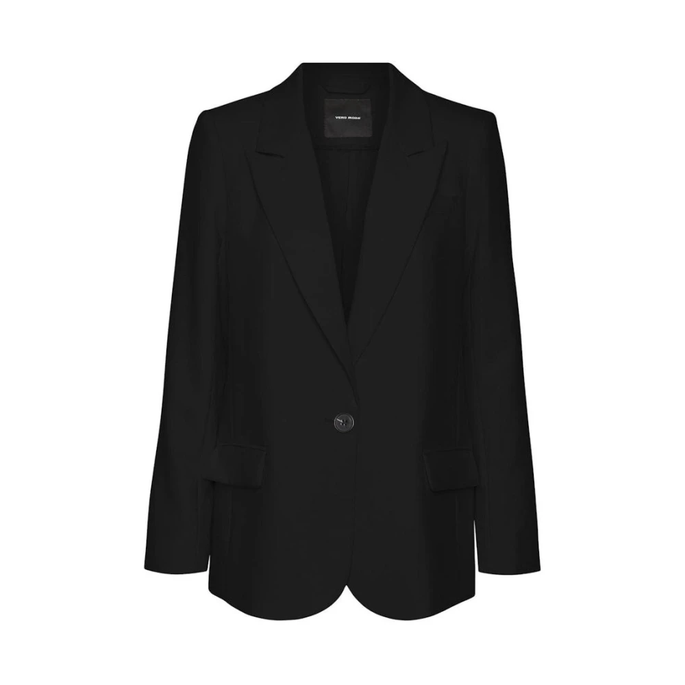 Vero Moda Zwart Regular Blazer Freewear Black Dames