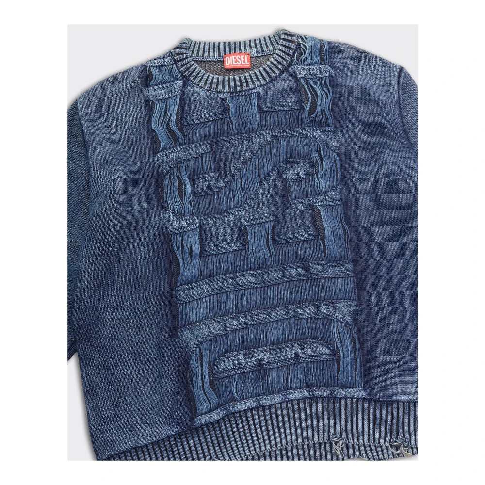 Diesel Blauwe Rottissimo Trui Blue Heren