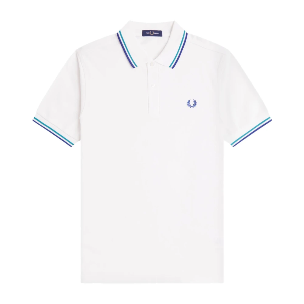 Fred Perry Men's White Polo Shirts, 2XL, Shirt M3600