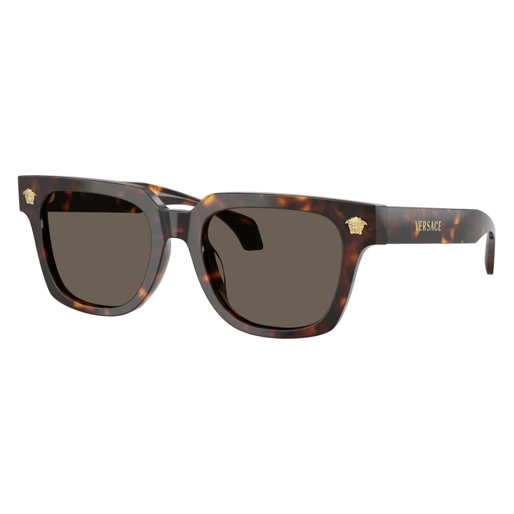 Versace Unisex Brown Square Sunglasses