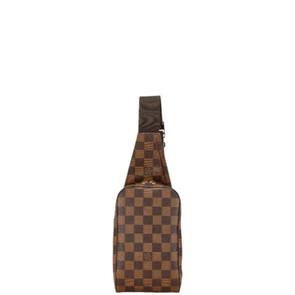 Louis Vuitton Vintage Pre-owned Canvas shoulder-bags Brown Dames