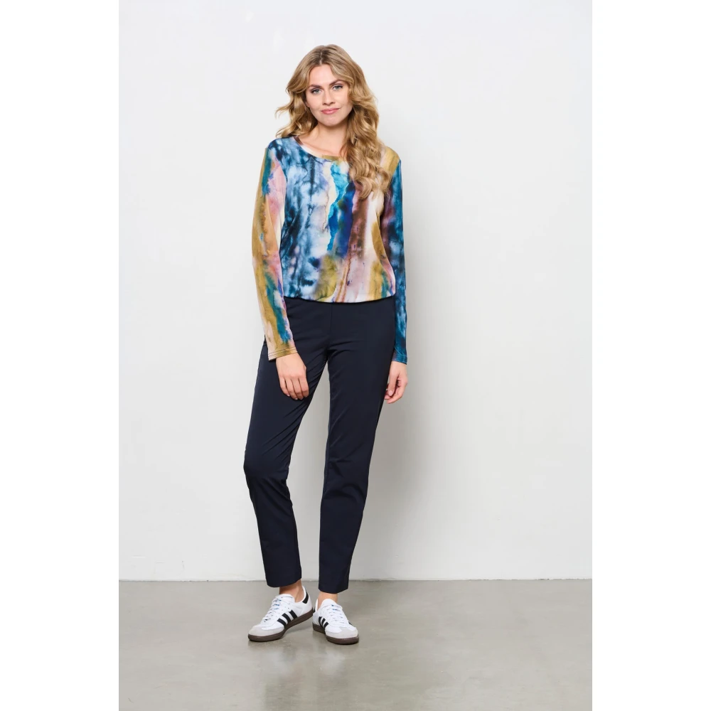 &Co Woman Elegante Langarmige Blouse Multicolor Dames