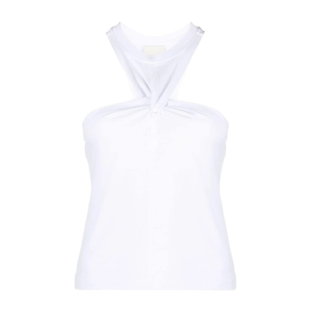 Isabel Marant Women's White Zineba Top - Sleeveless Tops - S - Tops