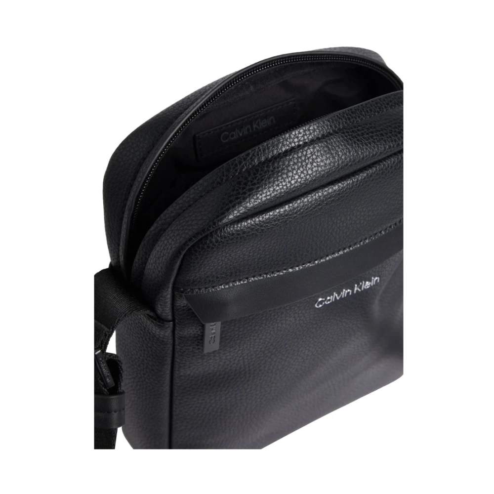 Calvin Klein Zwarte Crossbodytas voor mannen Black Heren