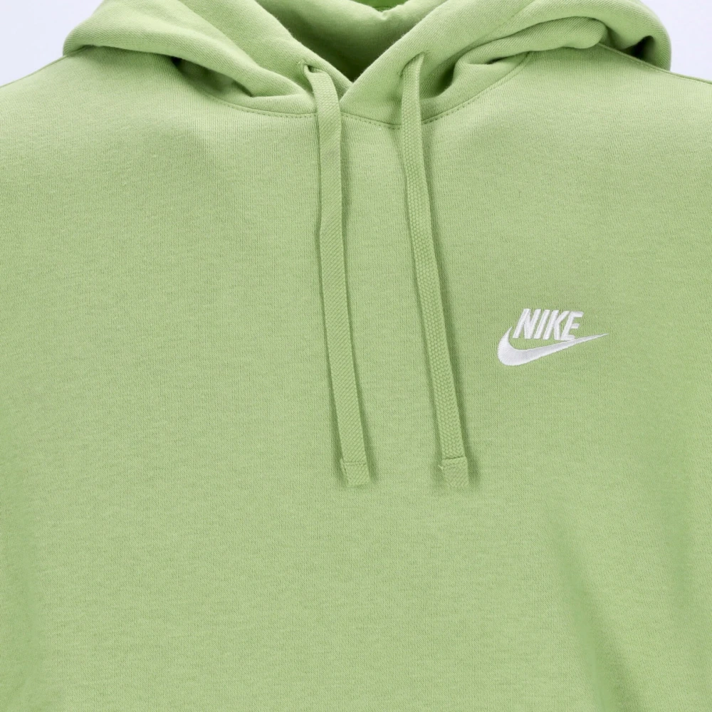 Nike Club Hoodie Pullover Basketball Green Heren