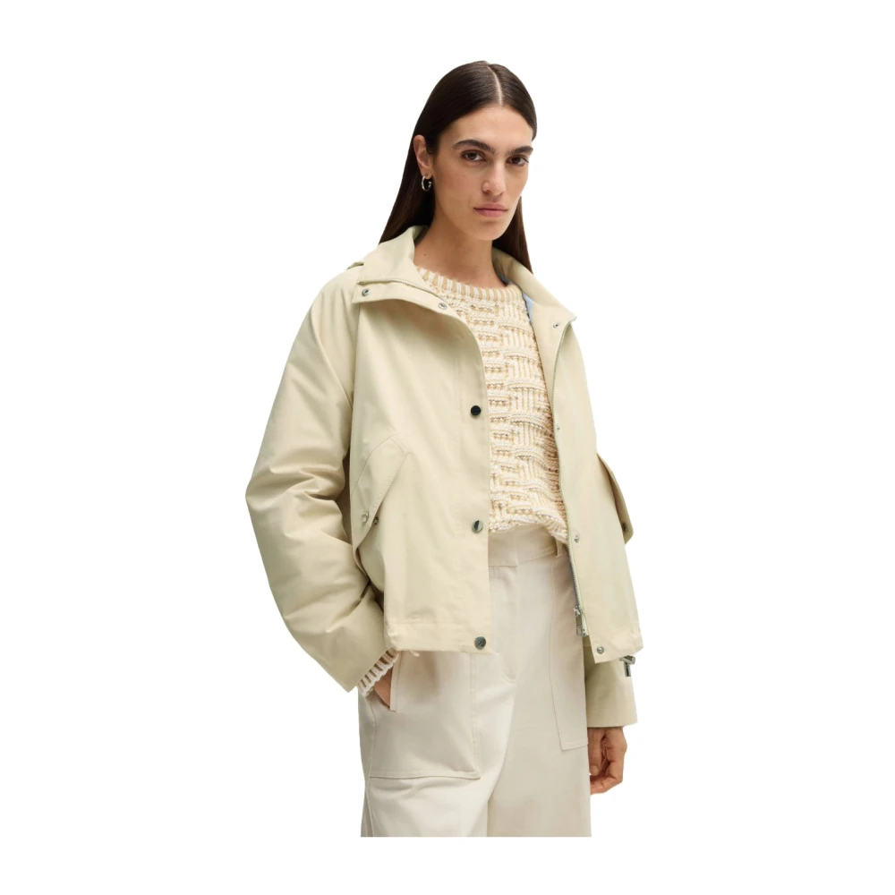 Hugo Boss Parka met capuchon Beige Dames