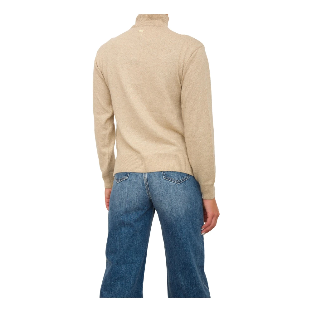Armani Exchange Stijlvolle Pullover in Goud Yellow Dames