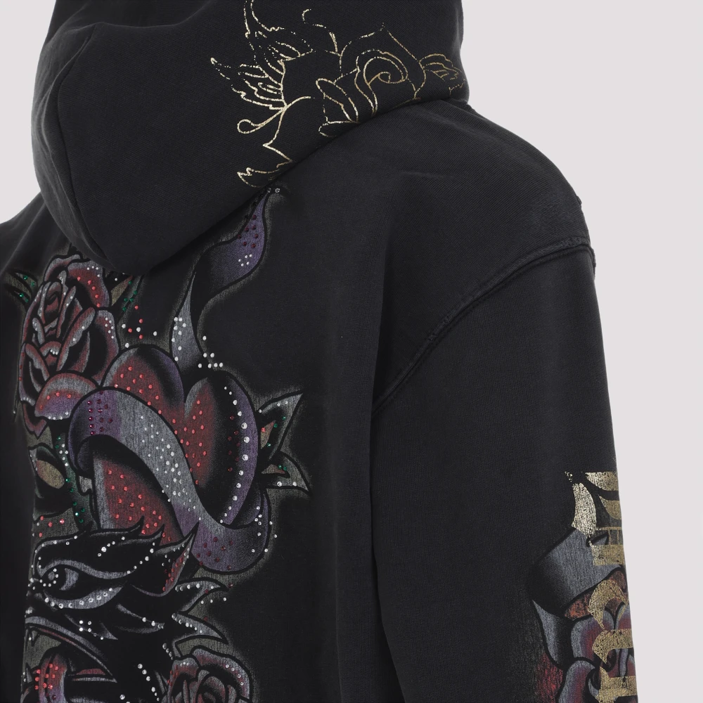 Balenciaga Faded Black Zip-Up Jacket Black Dames