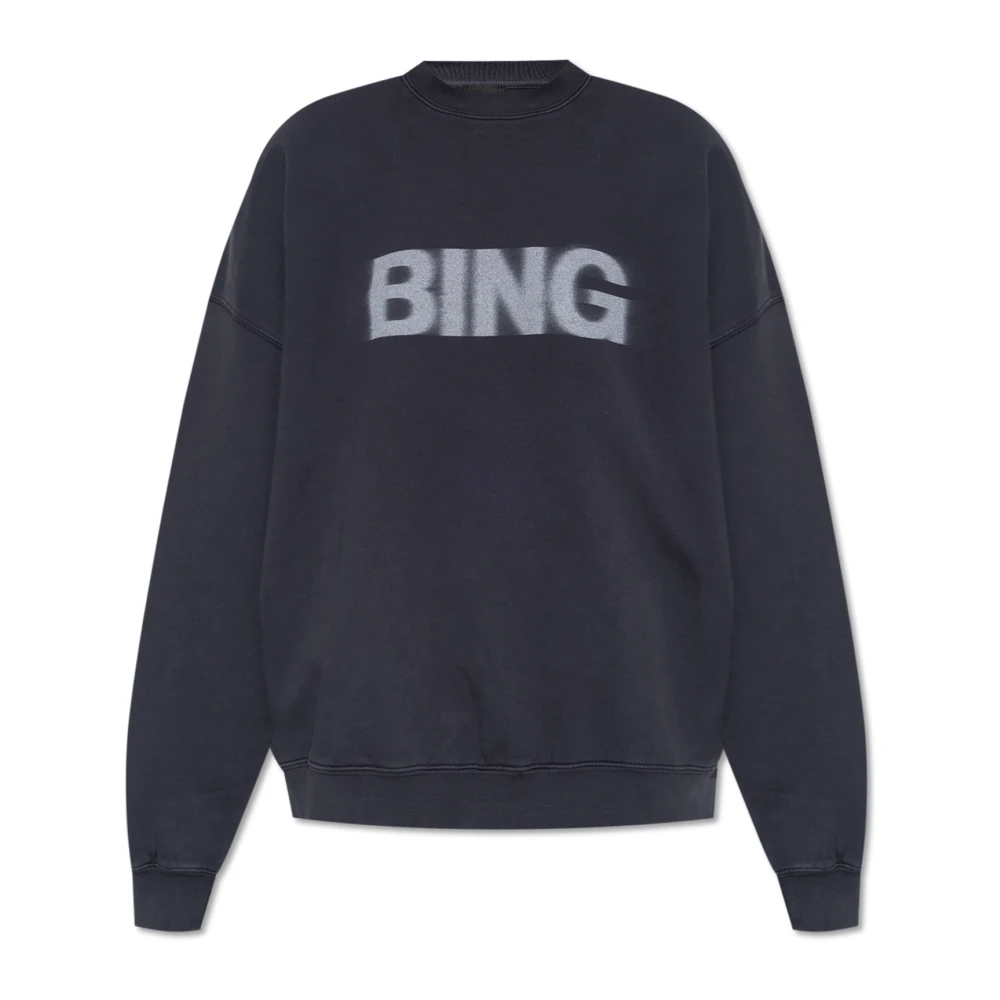 Anine Bing Women's Gray Sweatshirts,, Sweatshirt With Logo Small