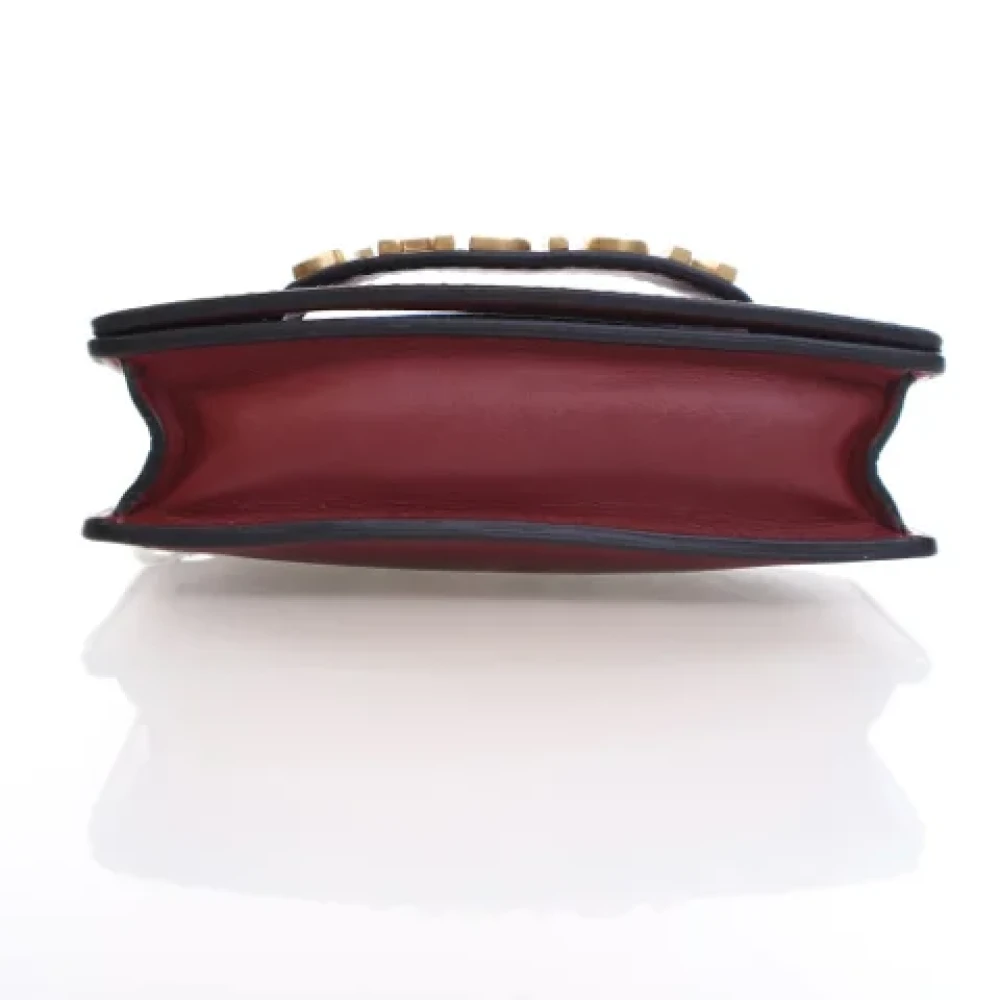 Dior Vintage Pre-owned Leather dior-bags Red Dames