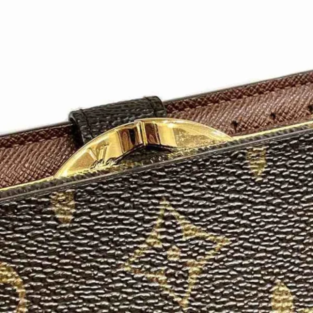 Louis Vuitton Vintage Pre-owned Fabric wallets Brown Dames