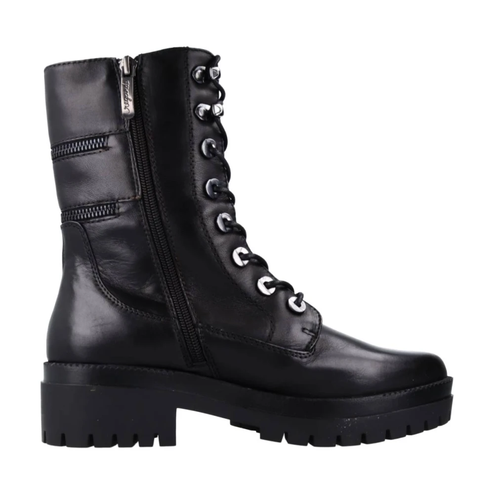 Regarde le Ciel Lace-up Boots Black Dames