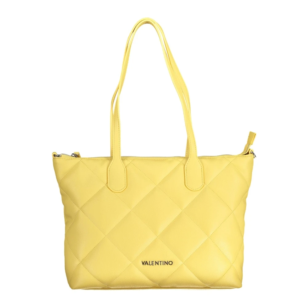 Valentino By Mario Valentino Women's Yellow Shoulder Bag With Chain Handle
