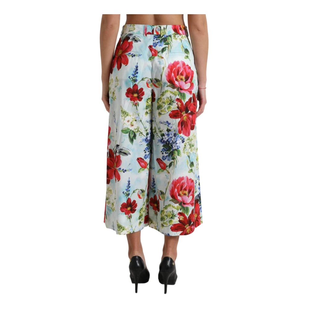 Dolce & Gabbana Bloemenprint Wijde Culottes Multicolor Dames