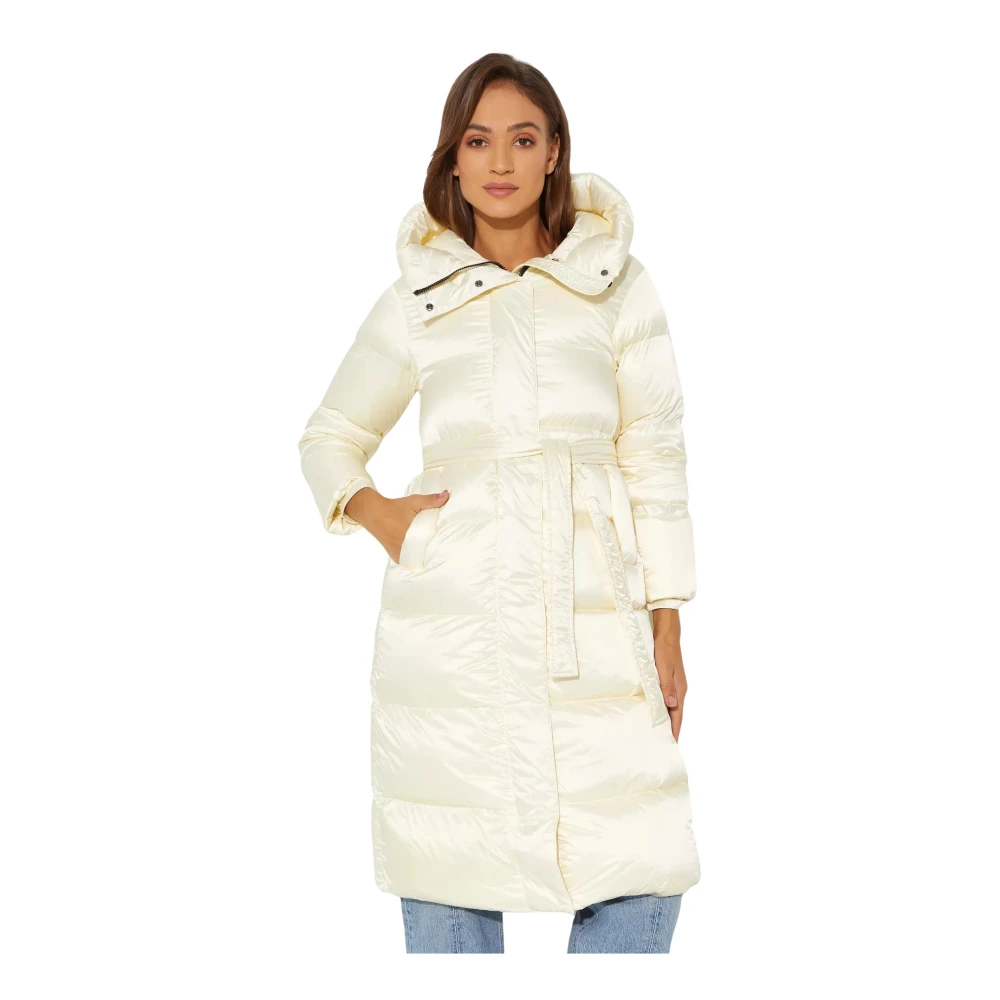 Hetregó Gewatteerde donsjas in Beige Dames