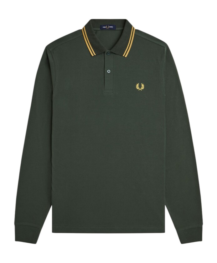 polo-vert-a-double-rayure