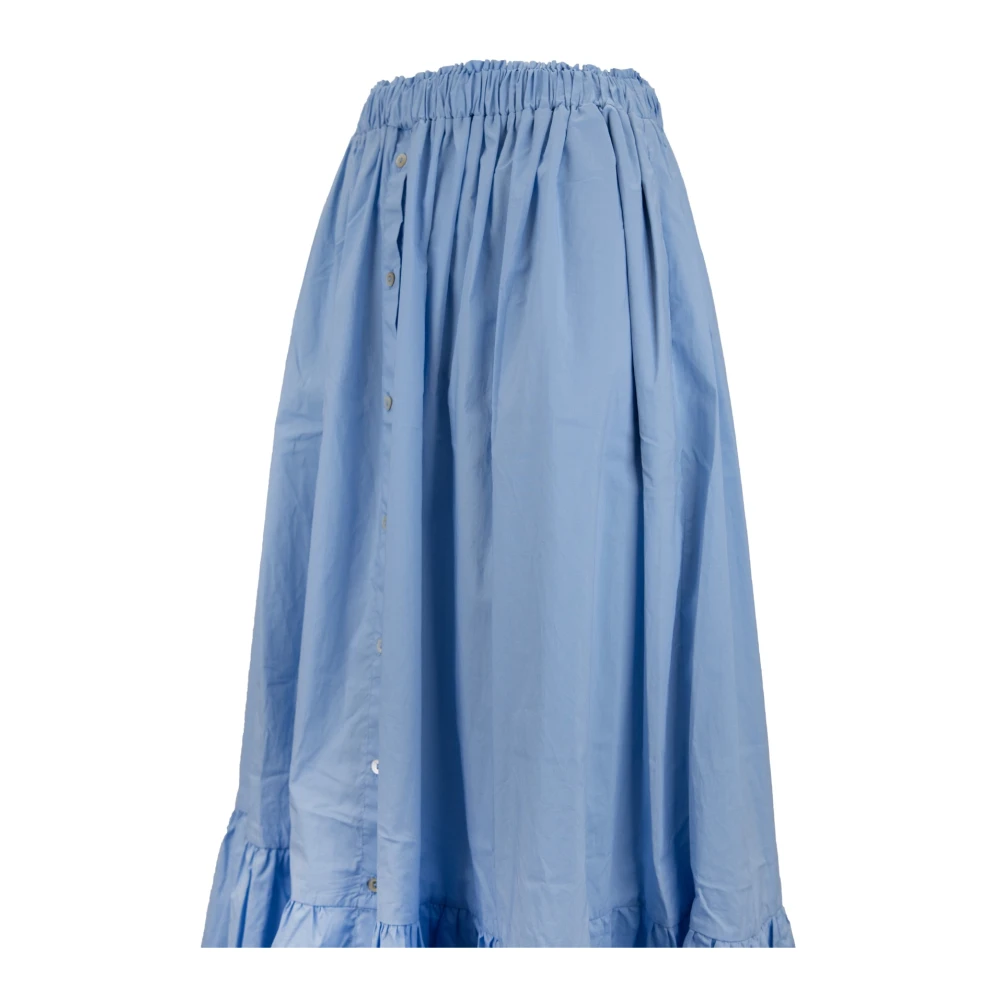 Aniye By Katoenen Geknoopte Lange Rok Blue Dames