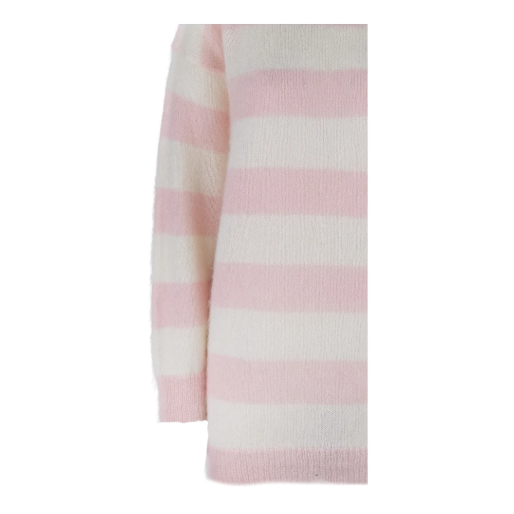 Aniye By Mohair Blend Trui met Lange Mouwen Pink Dames