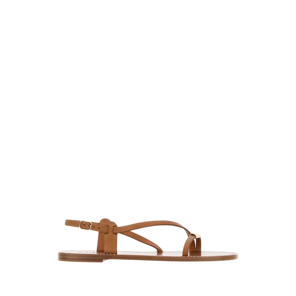 Chloé , Flat Sandals, Female, Brown, 4 Uk, Sandals
