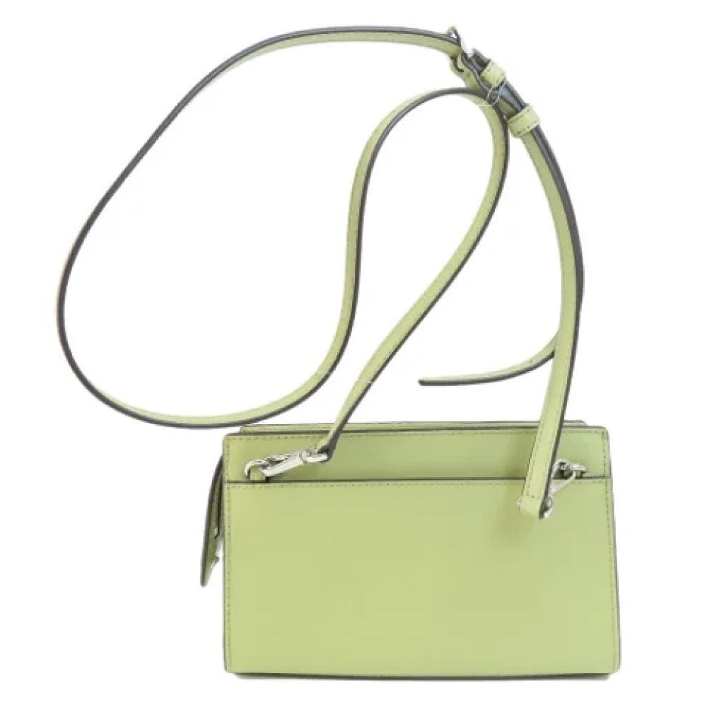 Michael Kors Pre-owned Leather shoulder-bags Green Dames
