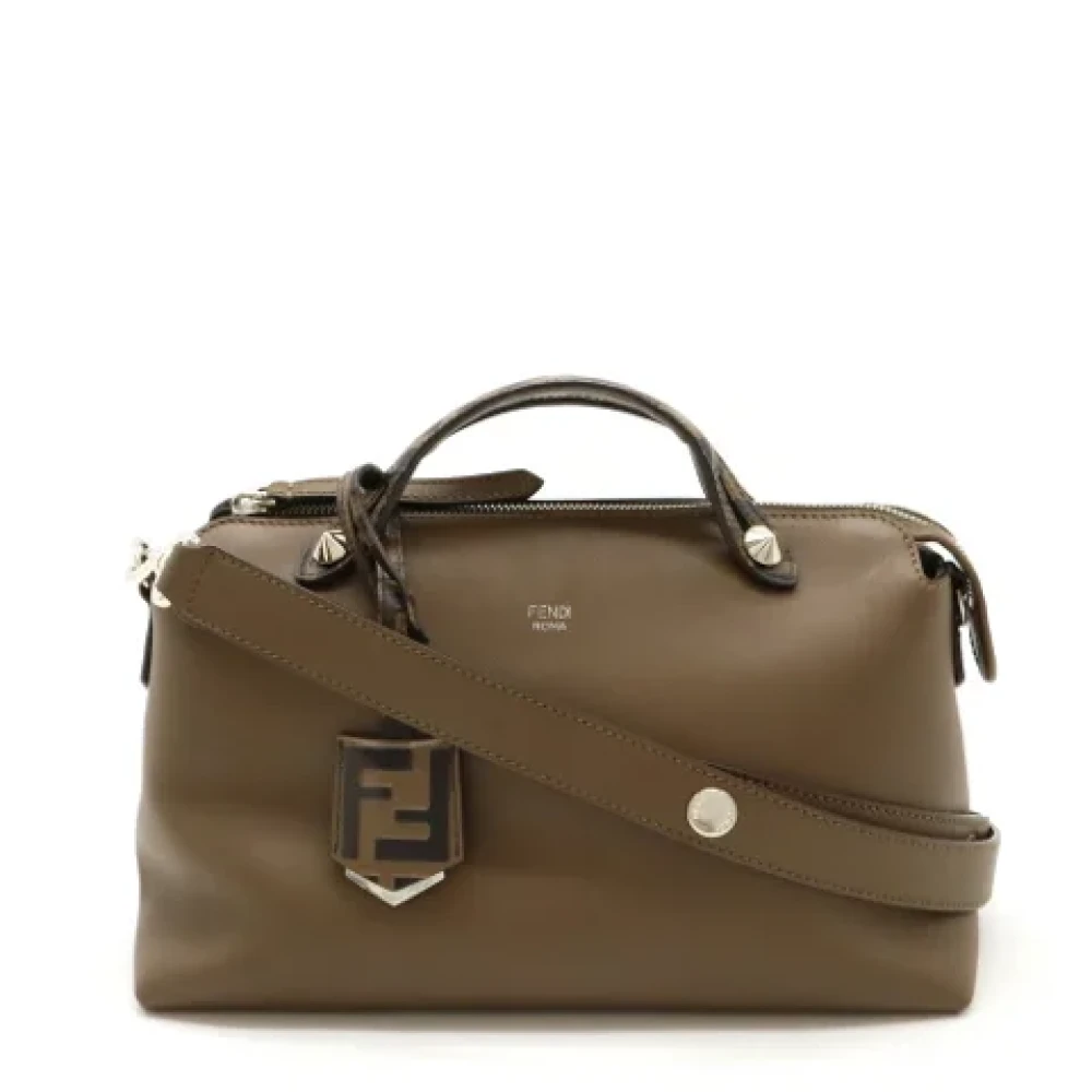 Fendi Vintage Pre-owned Leather fendi-bags Brown Dames