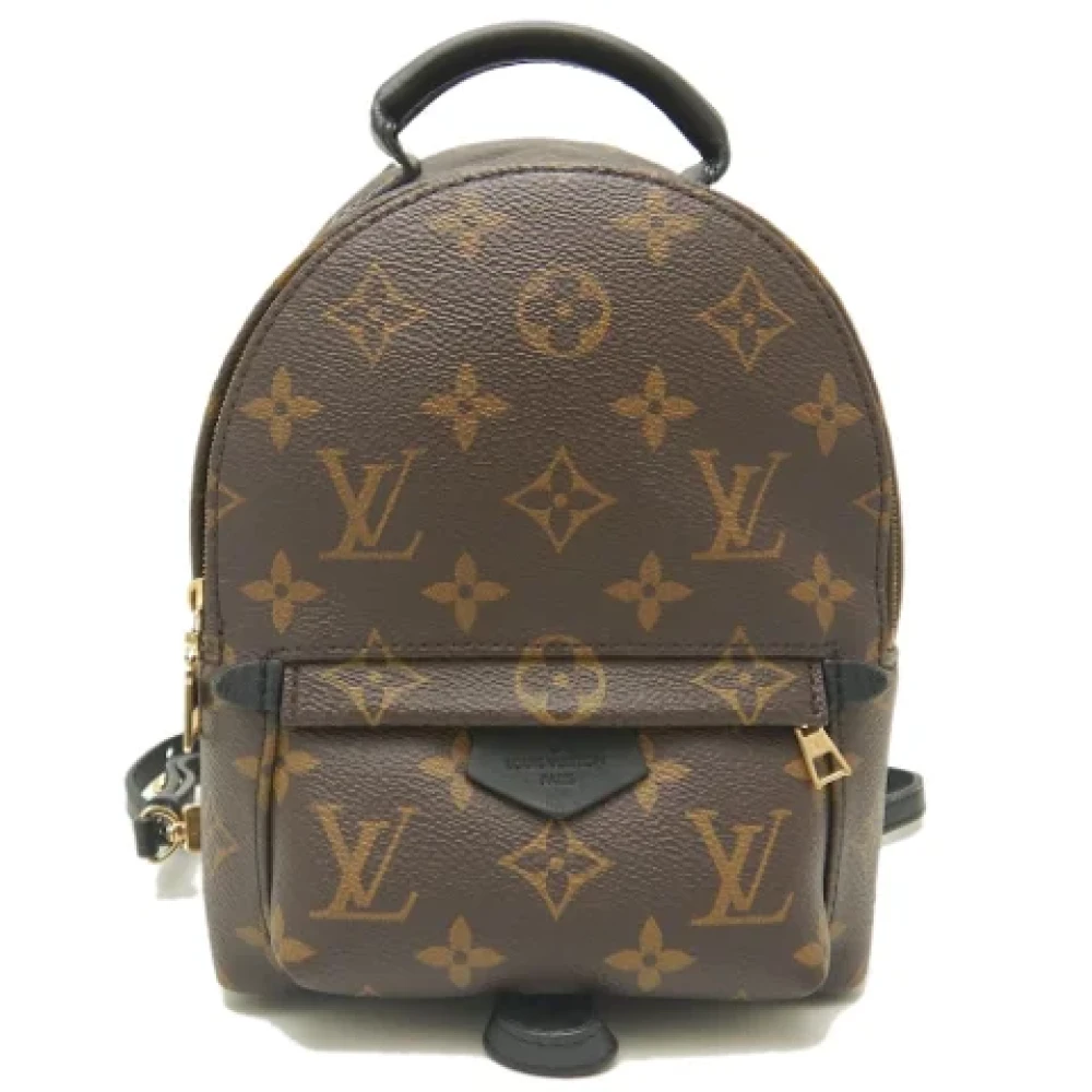 Louis Vuitton Vintage Pre-owned Canvas backpacks Brown Dames