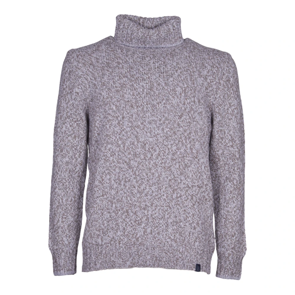 Fay Grijze Gebreide Trui Aw24 Gray Heren