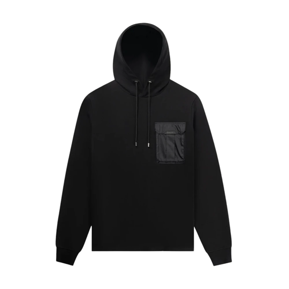 Balr. Reguliere Hoodie Jet Zwart Black Heren