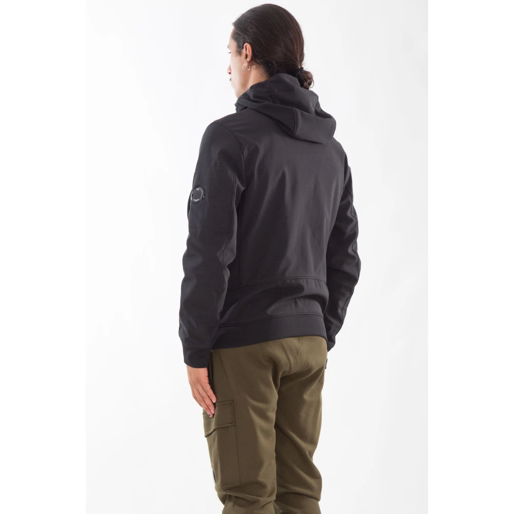 C.P. Company Shell-R Hooded Jacket in 999 Black Heren