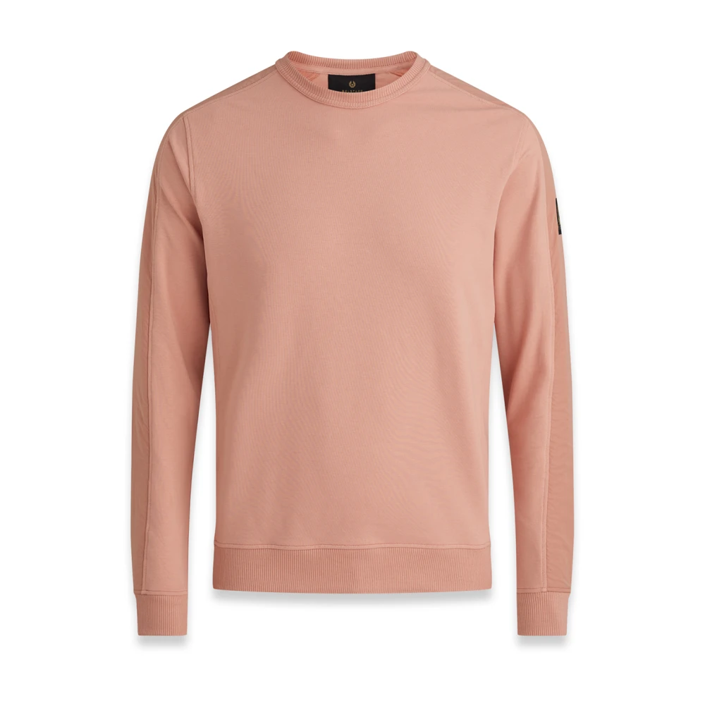 Belstaff Rust Pink Fleece Sweater Pink Heren