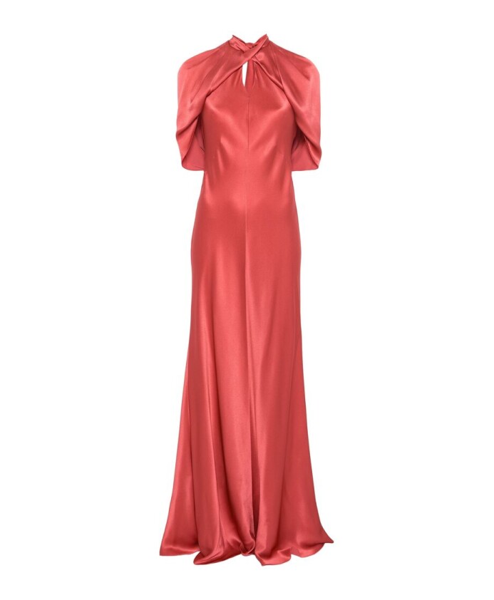 ruby-pink-sleeveless-keyhole-dress
