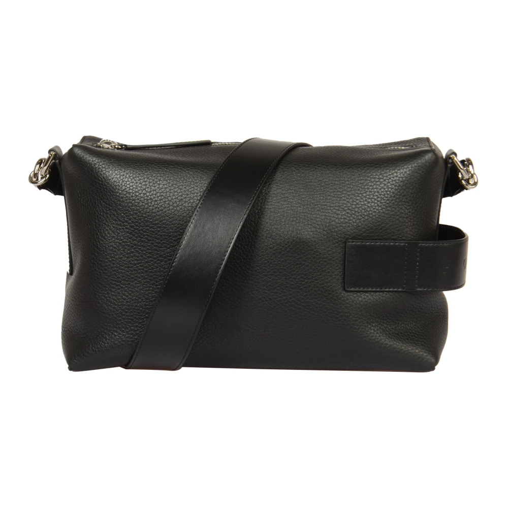 Hogan Zwarte Script Bauletto Tas Black Dames