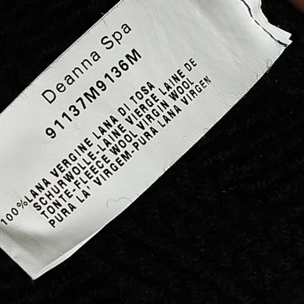 Armani Pre-owned Wool tops Black Dames