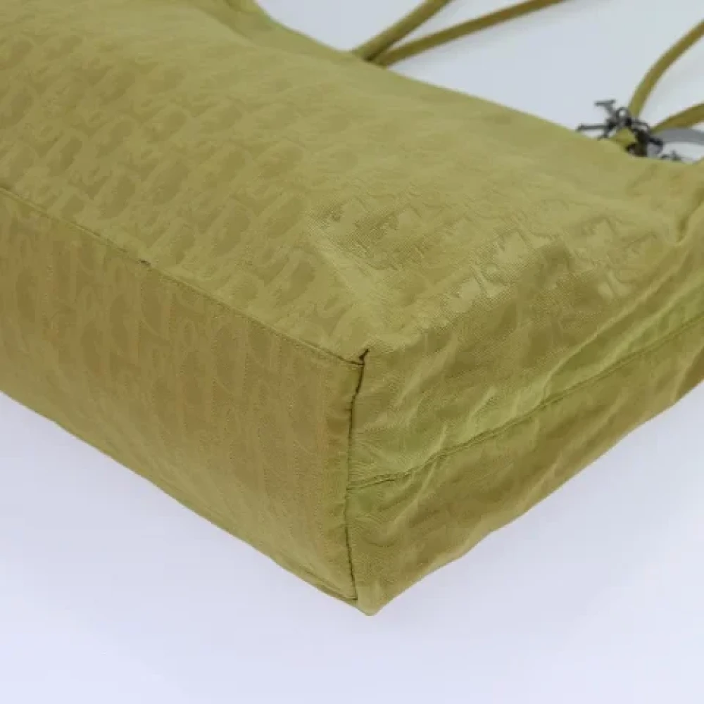 Dior Vintage Pre-owned Nylon totes Yellow Dames