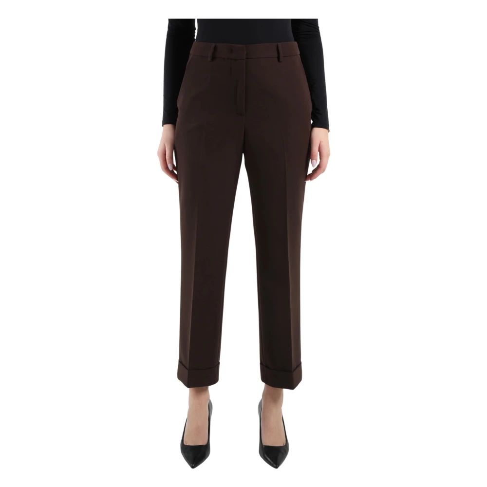 Seventy Women's Brown Chino Trousers