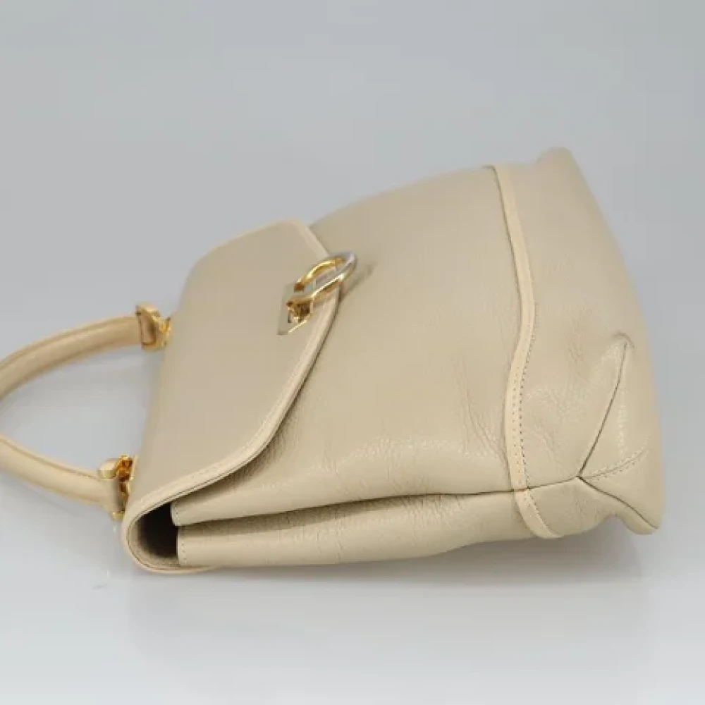 Bally Pre-owned Leather handbags Beige Dames
