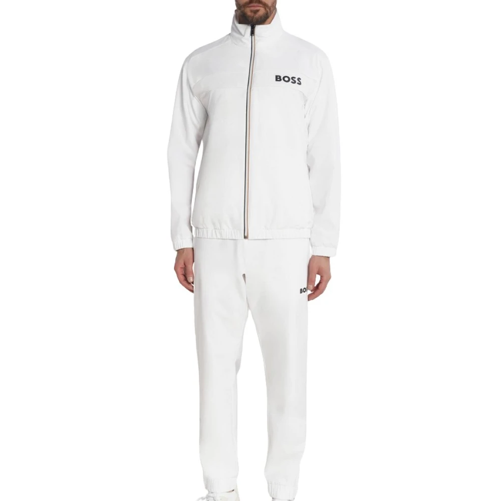 Hugo Boss Trendy Jogging Set Tratteo 2024 White Heren