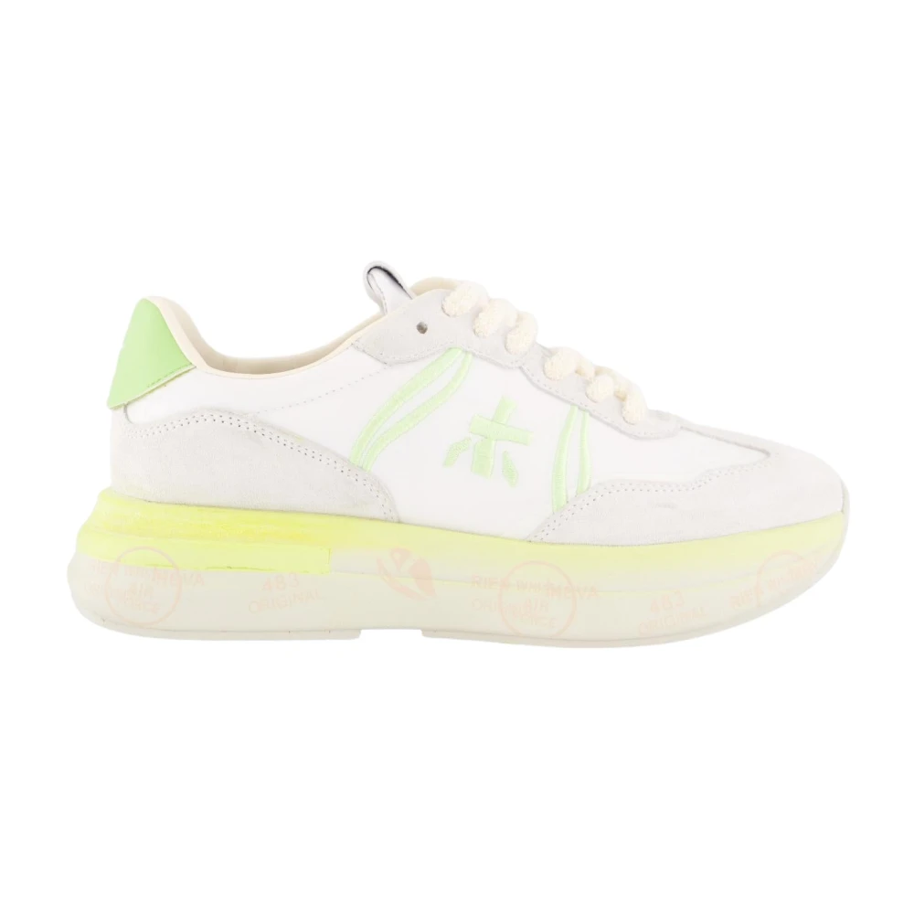Premiata Donna Bianco Sneakers Casual Per Donne