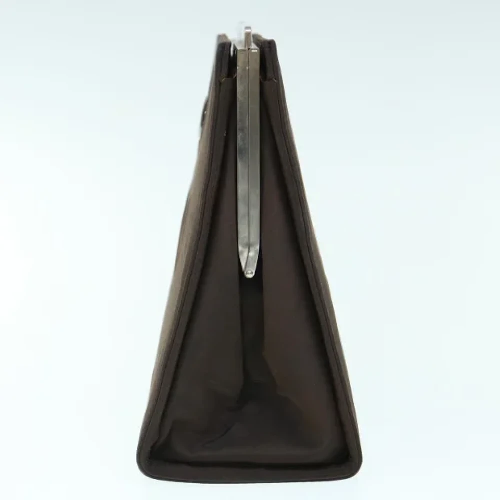 Bottega Veneta Vintage Pre-owned Fabric shoulder-bags Brown Dames