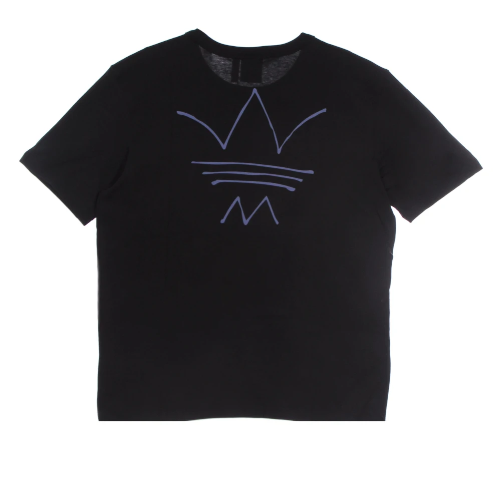 Adidas Abstract Trefoil Tee Zwart Heren T-shirt Black Heren